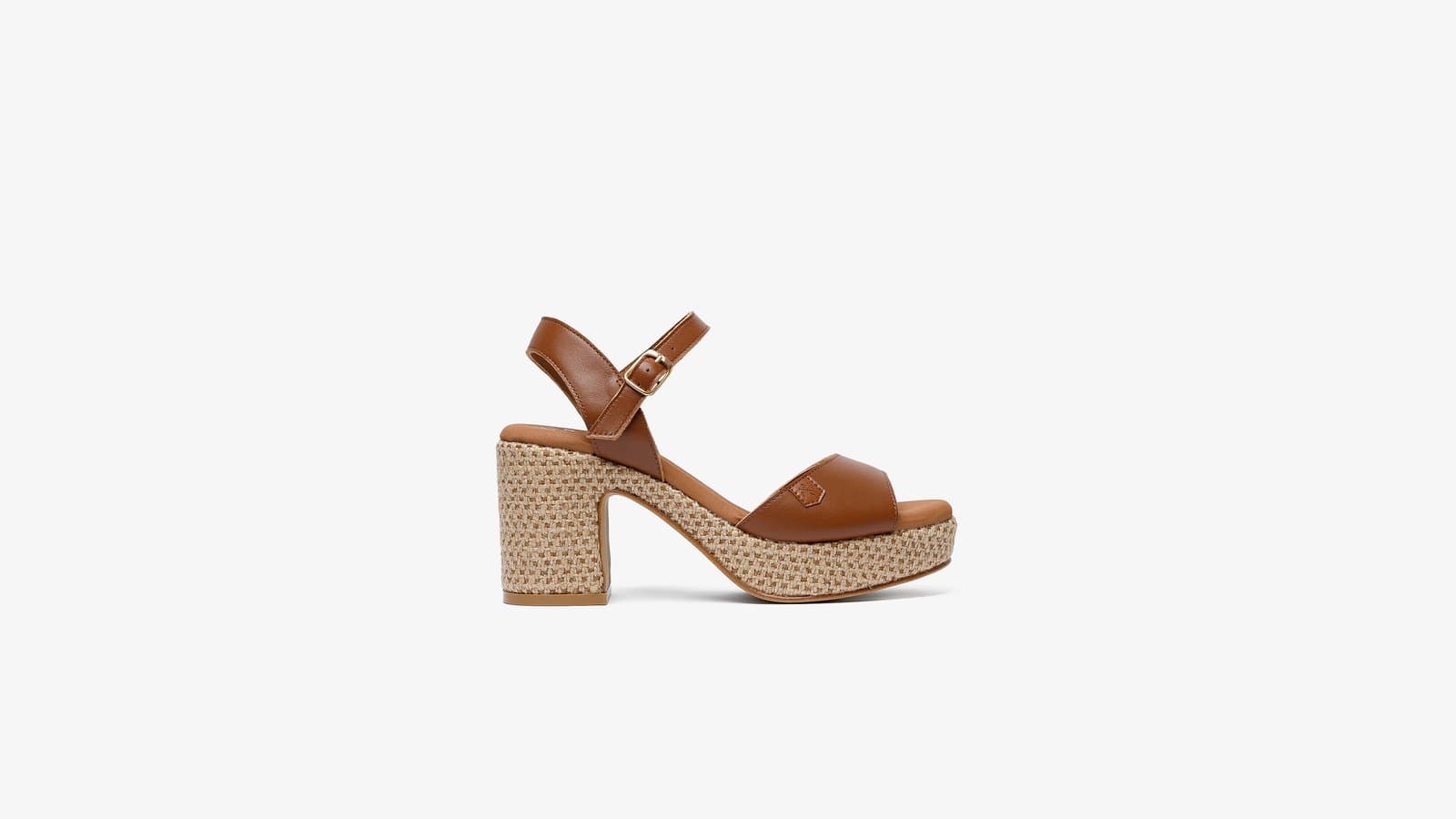 POPA leather platform sandal