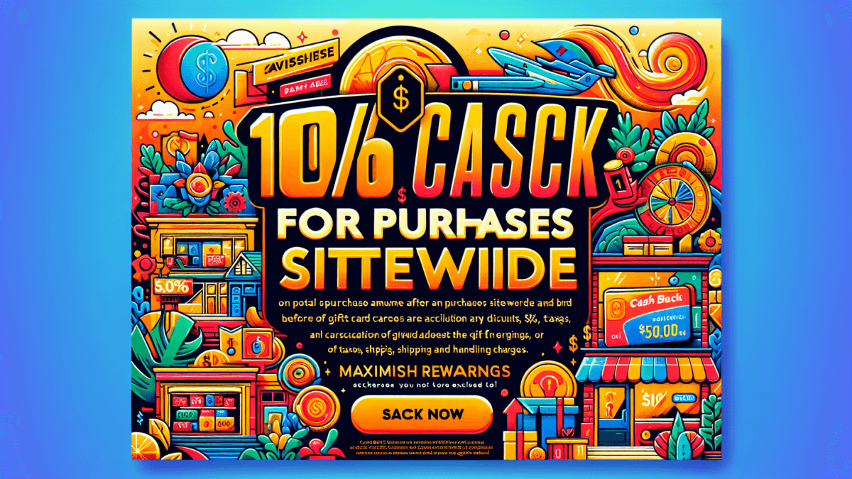 Earn 1% Back on Every Sitewide Order