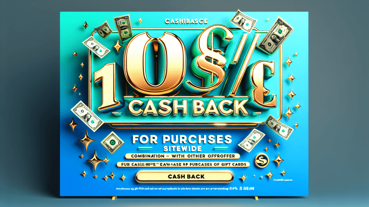 Earn 1% Back on Every Sitewide Order